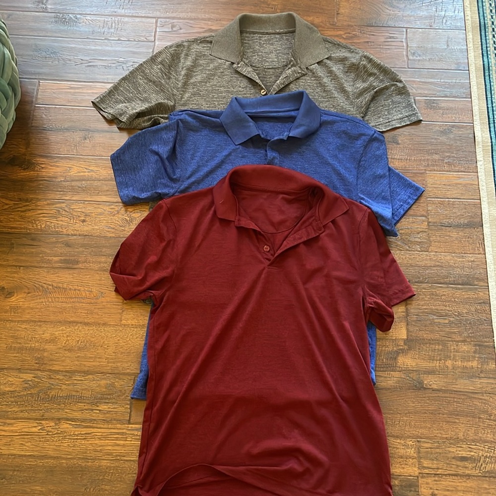 Lot of 3 men’s polos EUC